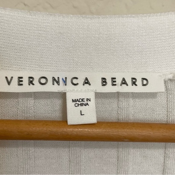 Veronica Beard Juliana Henley Cotton Top - Picture 6 of 6